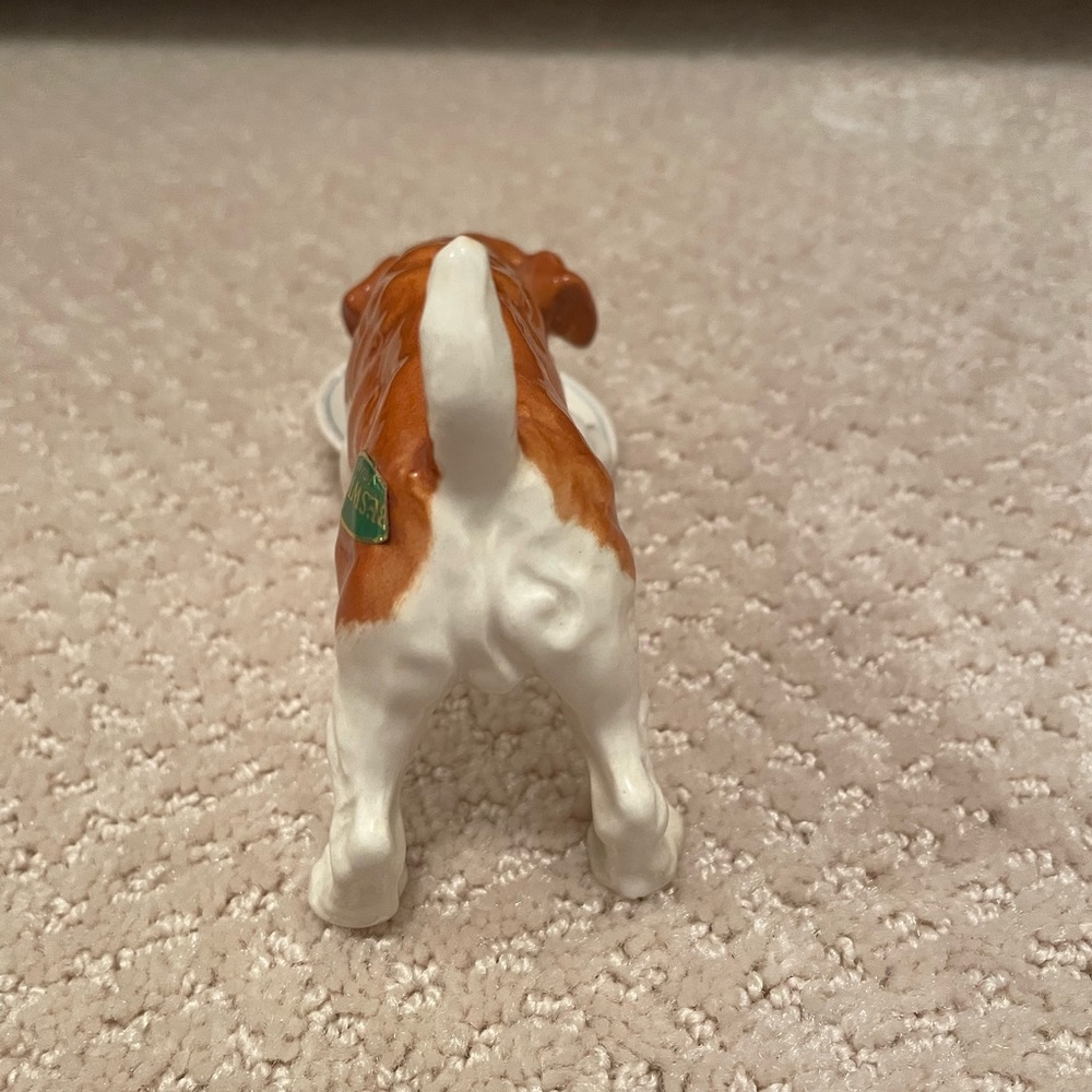 Vintage Beswick England Porcelain Figurine, Meal Time, Dog Eating Off Plate - Picture 6 of 7